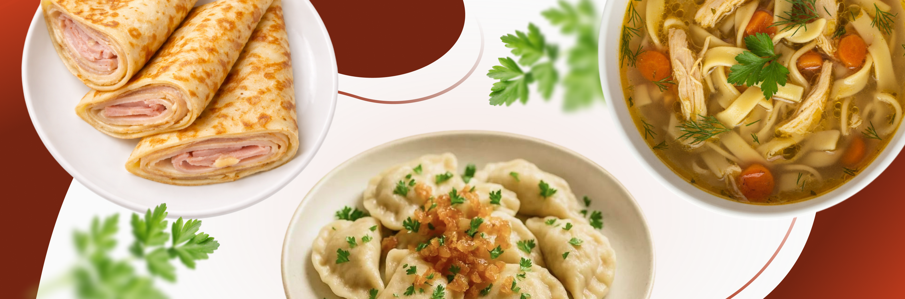Традиционная русская кухня в кафе Крынка